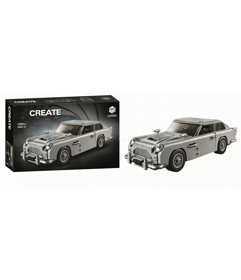 Bela Create 1295pcs Gray retro car