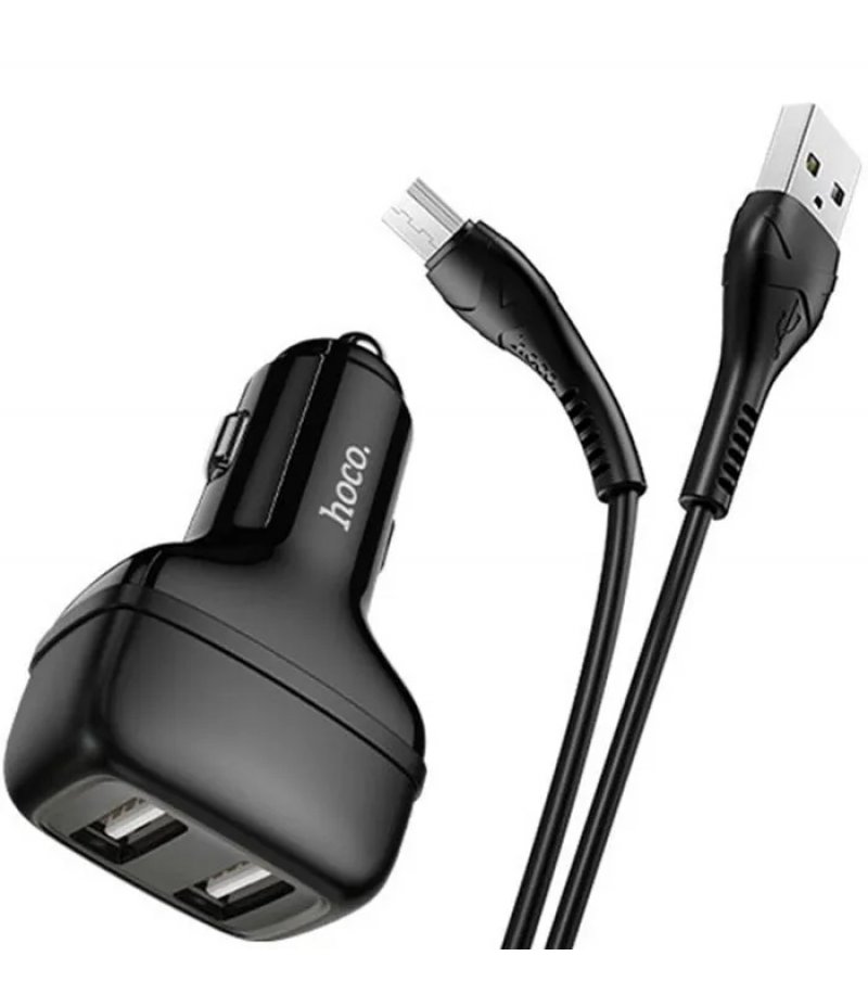 hoco. premium IntelligentBalance Z36 2USB Micro-USB черная 2.4А